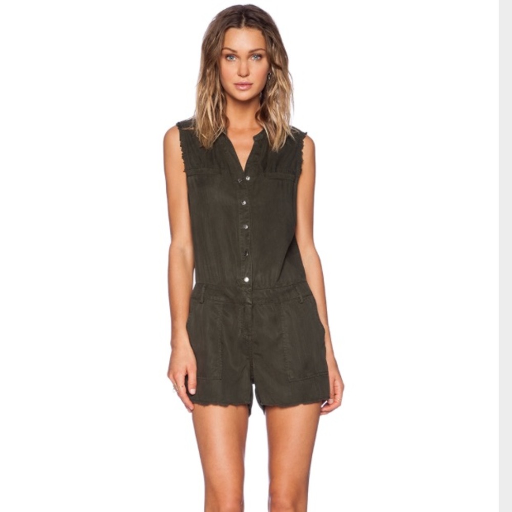 Etienne Marcel Short Romper Army Green
