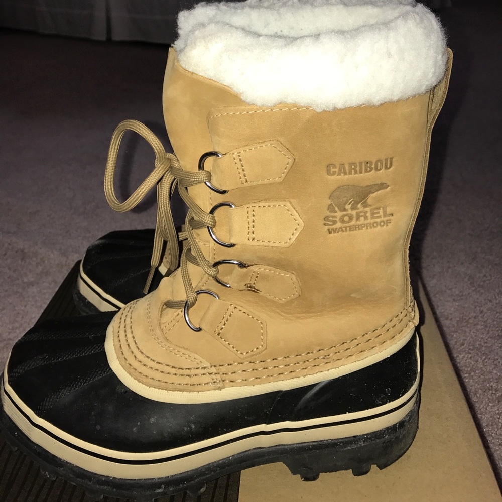 Sorel Caribou Boots in Buff