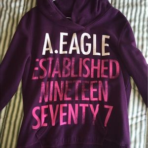 Distressed sweatshirt from american eagle