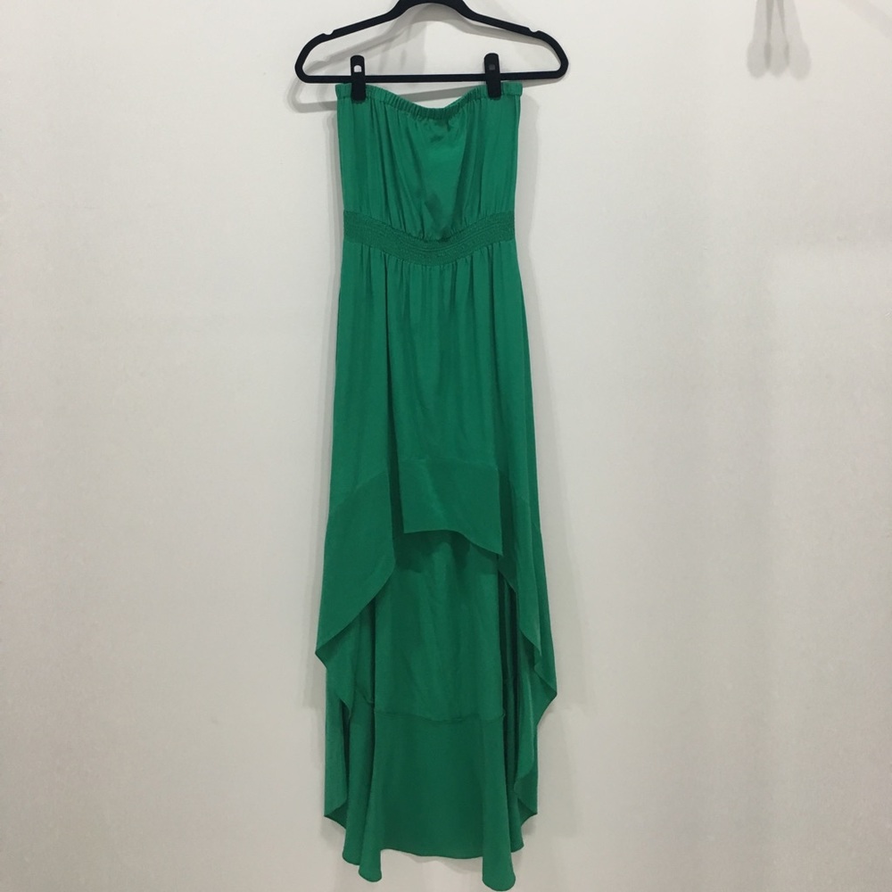 Jay Godfrey strapless high-low dress