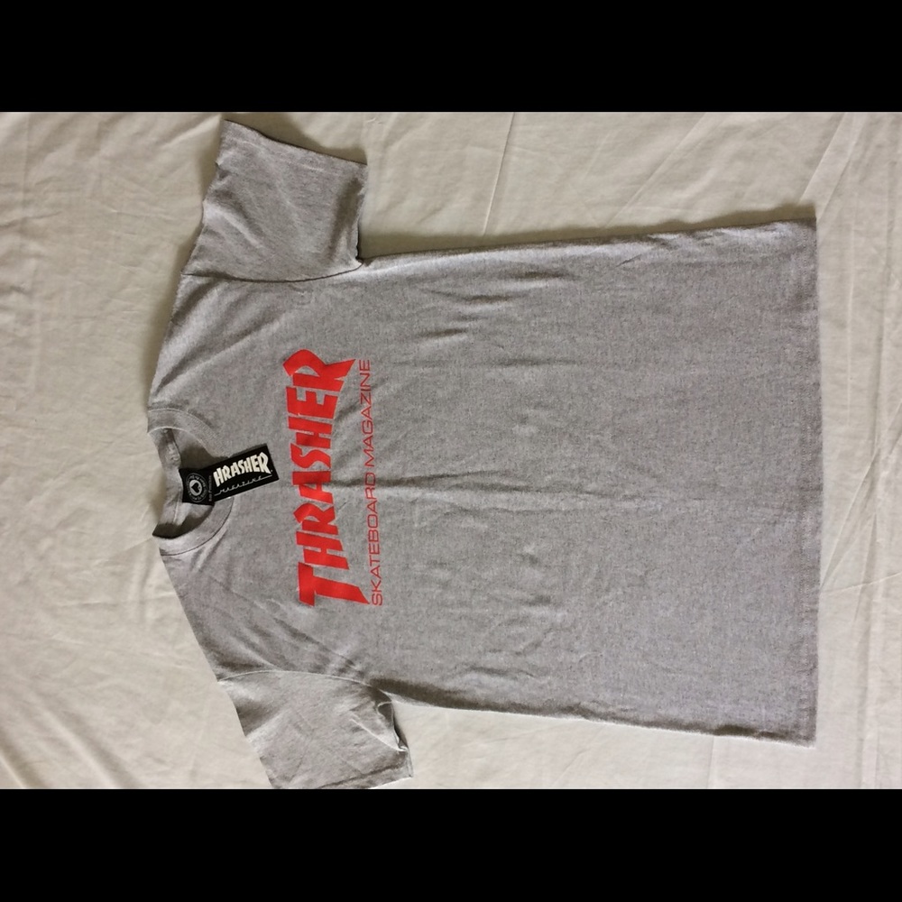 SOLD New Grey Trasher T-Shirt for Men