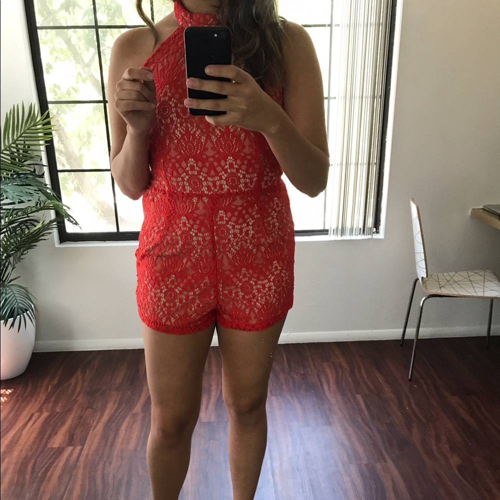 Gorgeous Lace Detailed Romper