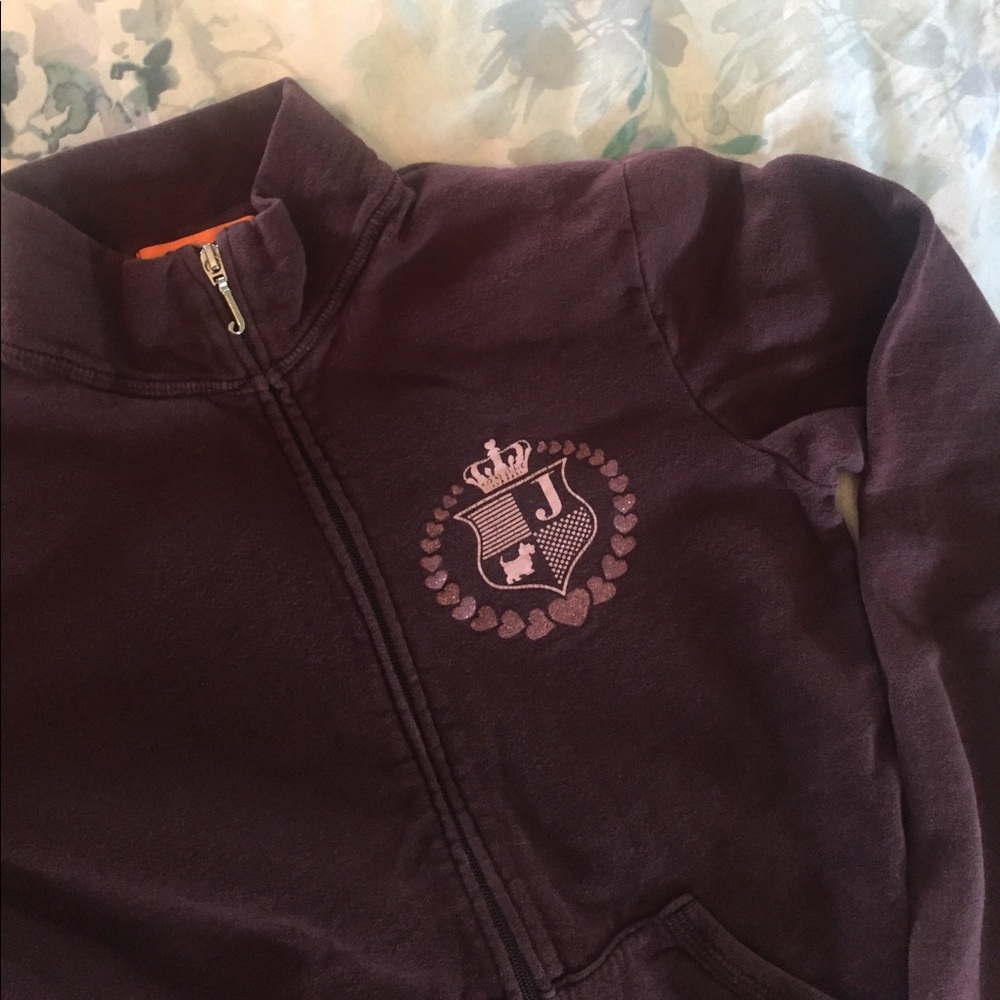 Juicy Couture fleece zip.