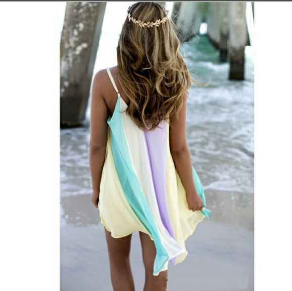 1 LEFT ♦️5🌟 Spaghetti Strap Summer Dress - Picture 3 of 4