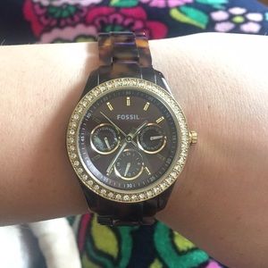 Fossil Stella Tortoise Shell Watch