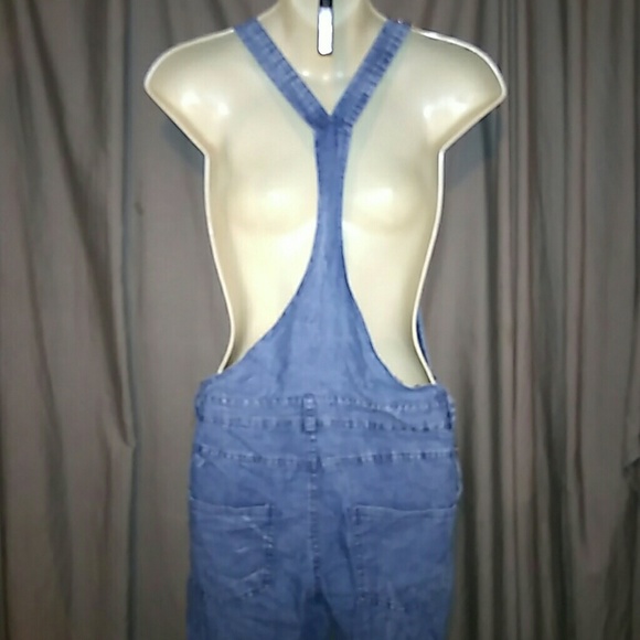 NWOT distressed, razor-back overalls - Picture 5 of 7