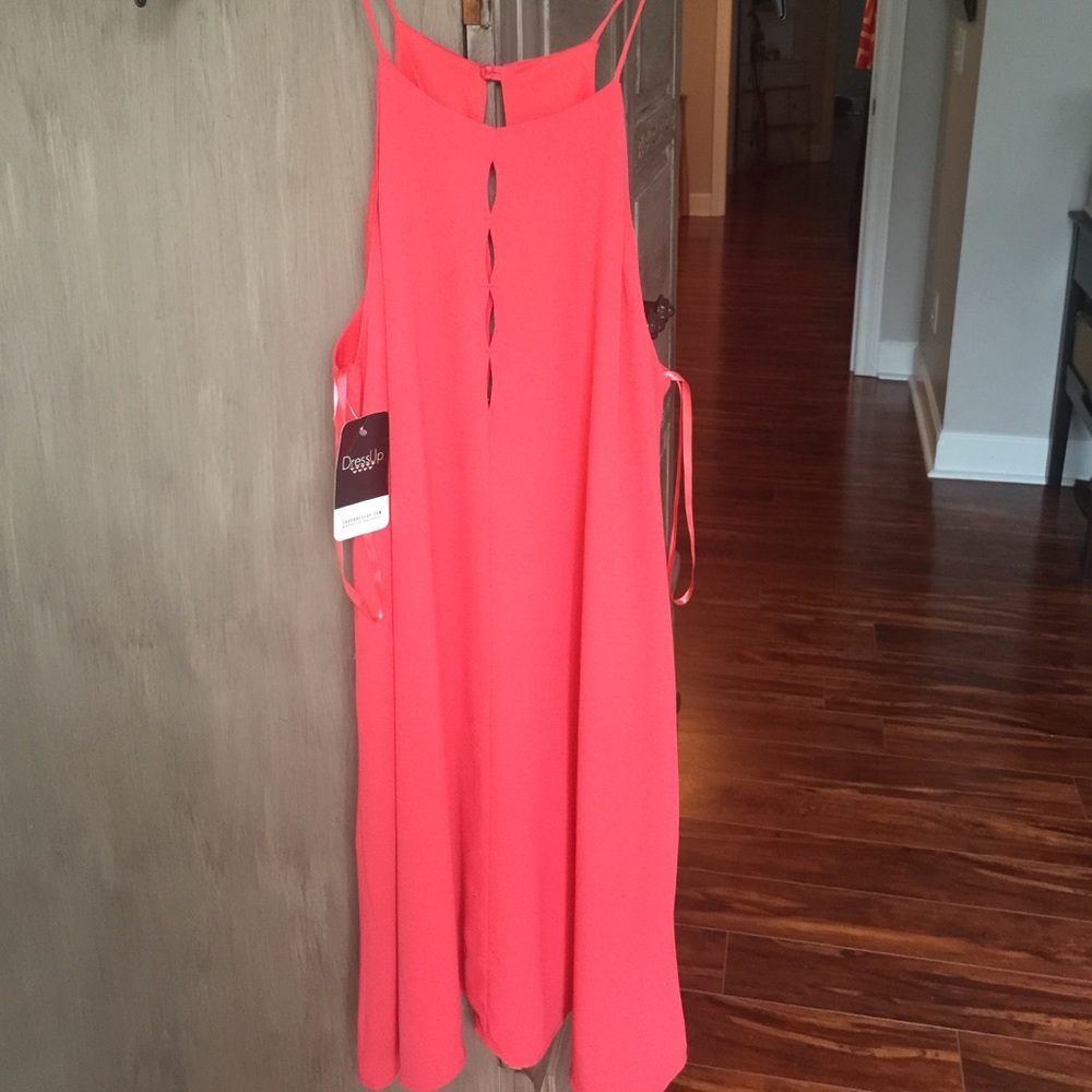 NWT Coral boutique sundress