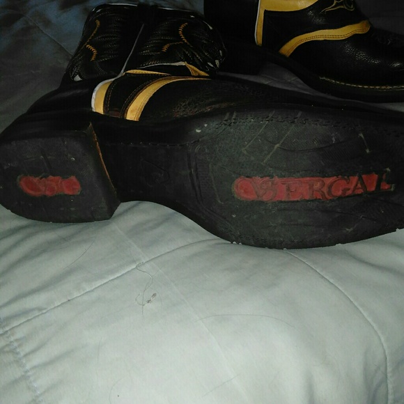 Hand made 100% leather BOOTS sz 10.5 - Picture 2 of 2