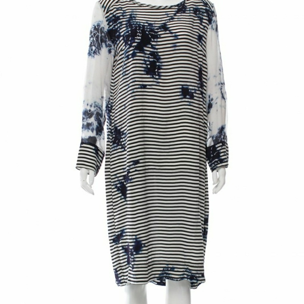 $455♡ RAQUEL ALLEGRA Hand-Dyed Silk Dress 3/L