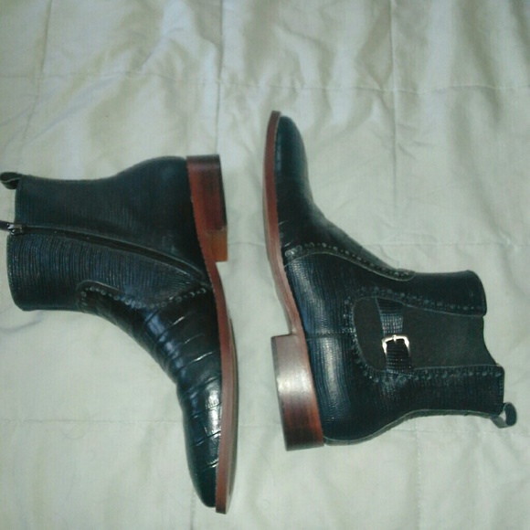 Dress Booties leather sz 10.5 - Picture 2 of 3