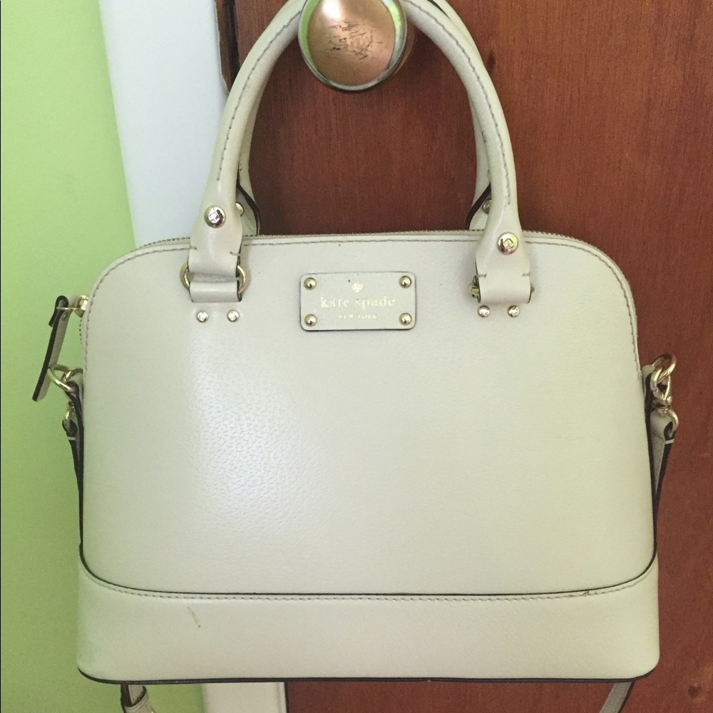 Off white Kate spade crossbody bag