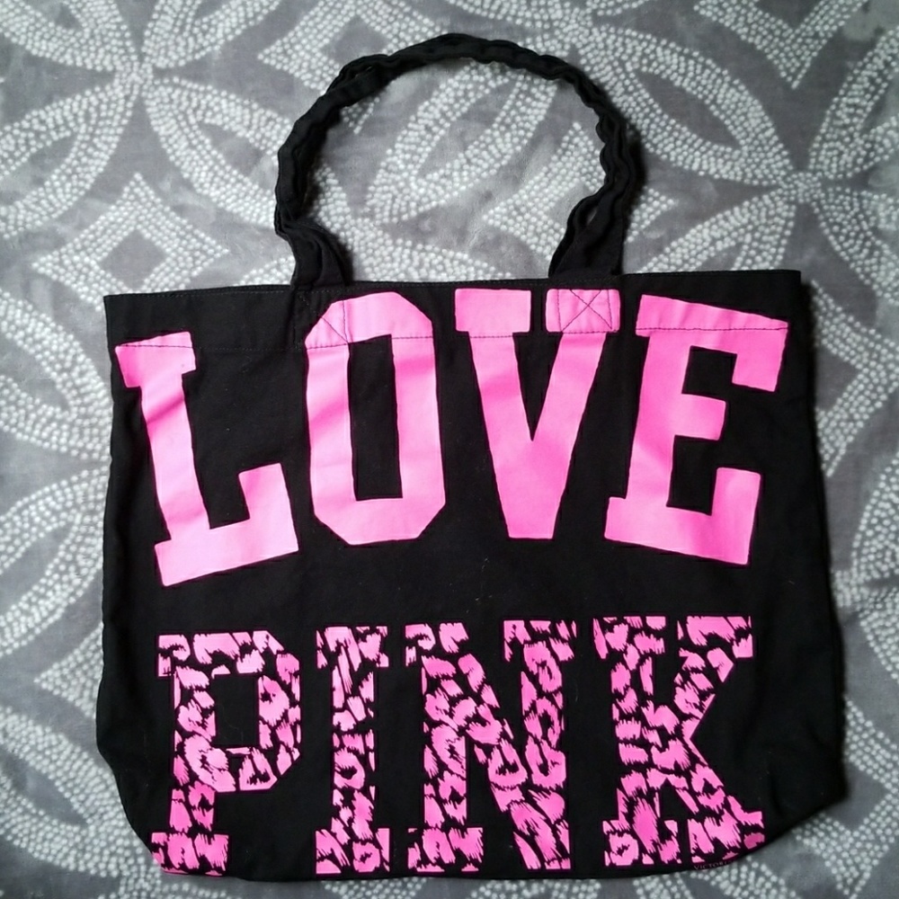 PINK Canvas Tote Bag