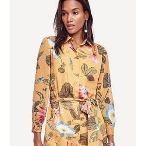 ANN TAYLOR NWOT MARIGOLD SHIRT DRESS