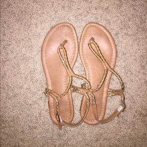 tan sandals