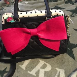 New never used Betsey Johnson pouch now satchel