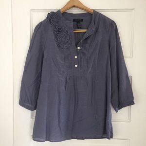 Banana Republic Silk Blend 3/4 Sleeve Top