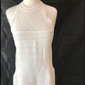 Amazing White Lace and Crochet Dress