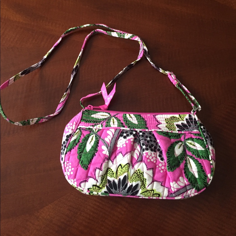 Vera Bradley Priscilla Pink Franny Crossbody