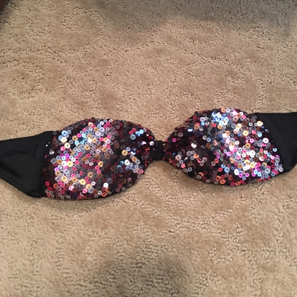 Victoria Secret sequin bathing suit top