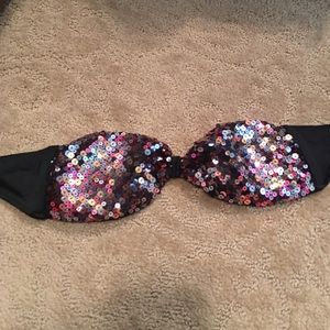 Victoria Secret sequin bathing suit top