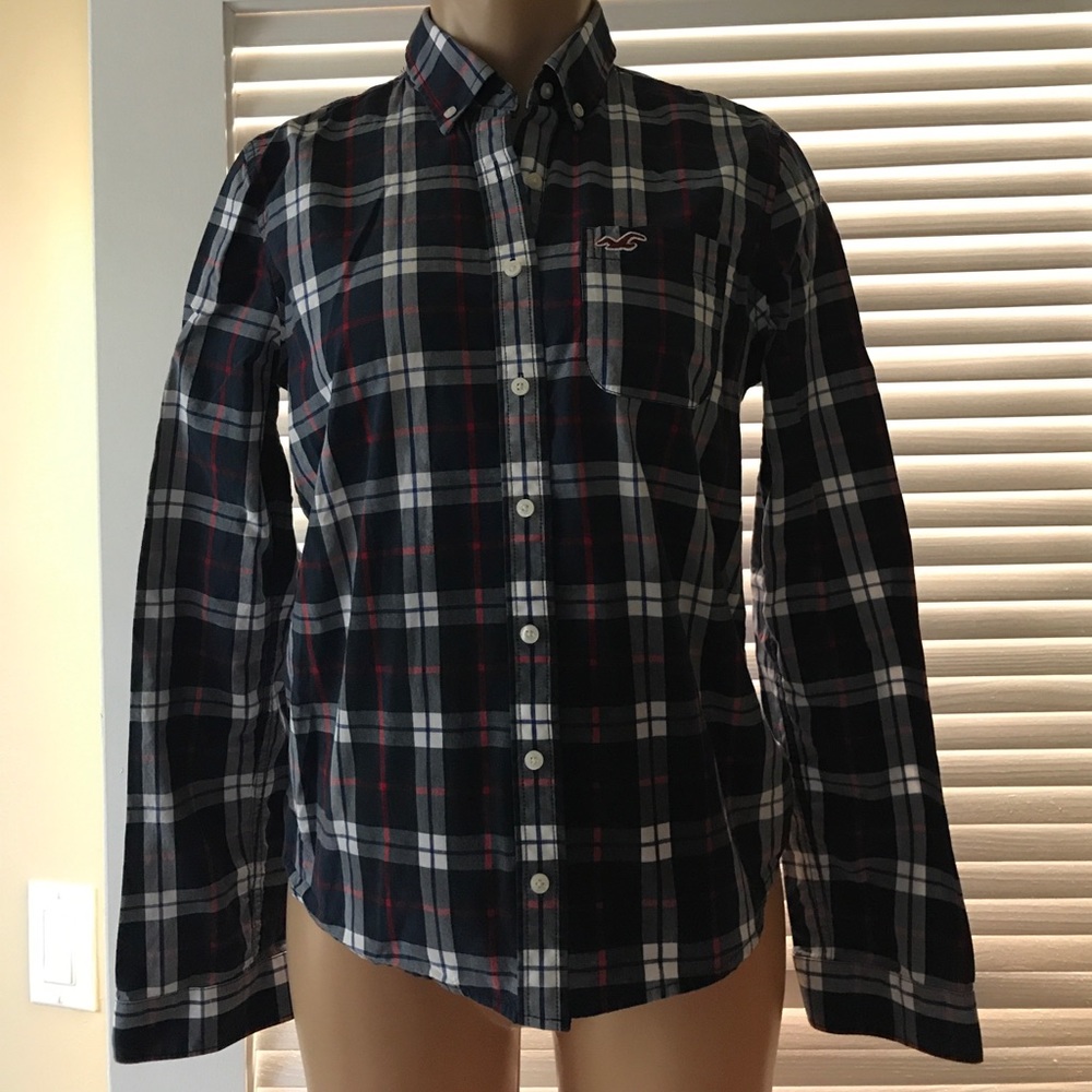 Hollister plaid shirt