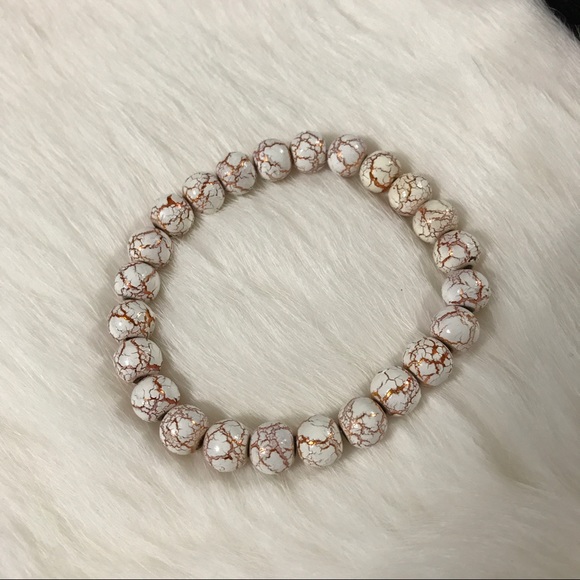 handmade Jewelry - Handmade Crackle Stretch Bracelet