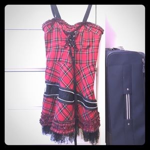 Hell bunny plaid dress