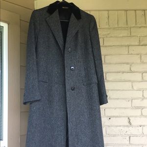Jos A. Bank Clothiers grey trench coat