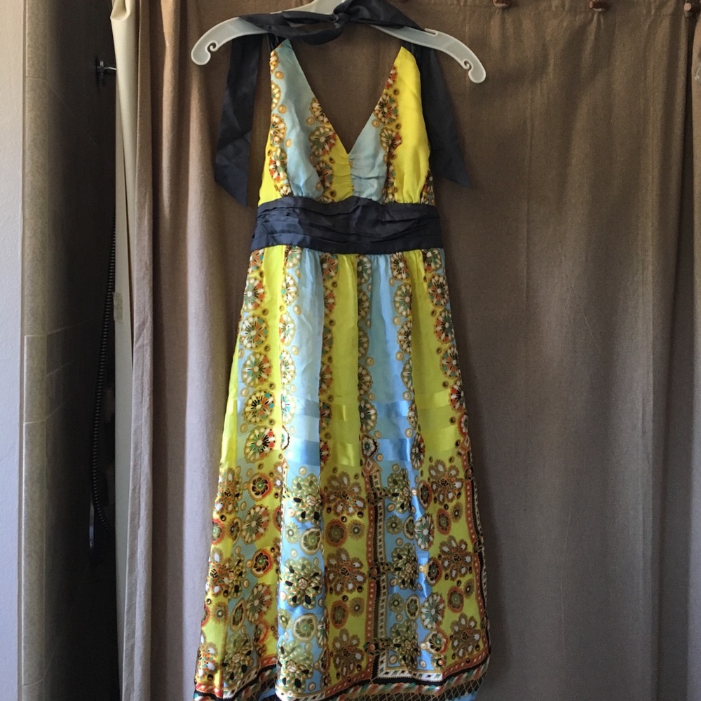 Anthropologie Moulinette Soeurs silk dress sz 4