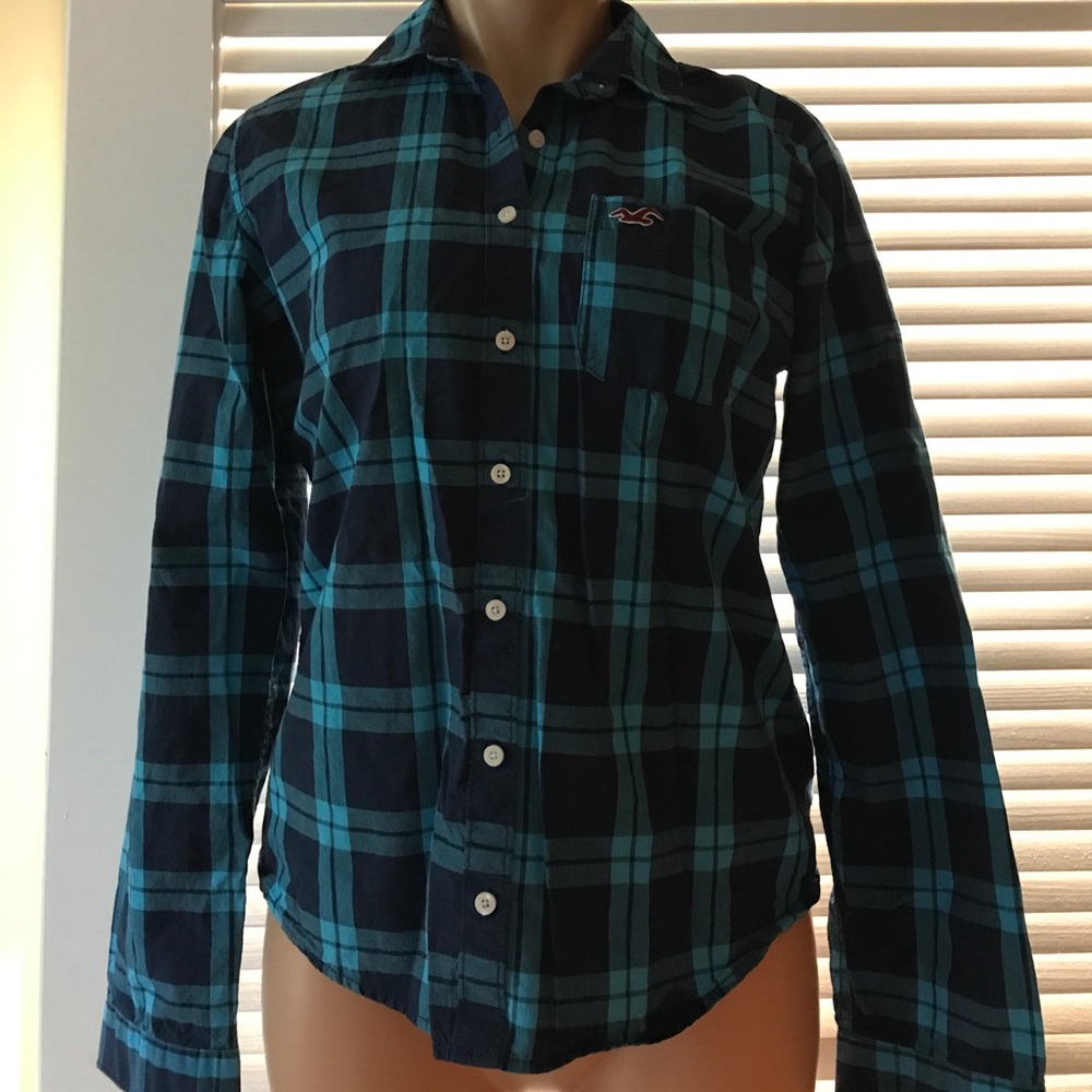 Hollister plaid shirt