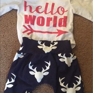 0-3 months girl outfit