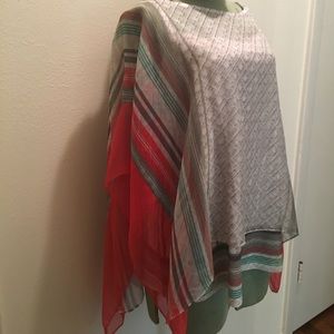 Style&co tank top with flowy cover