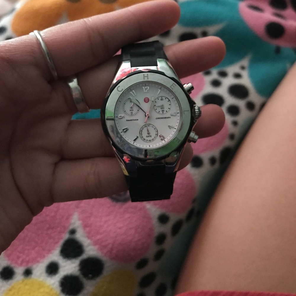 Michele Jelly Bean Black Watch