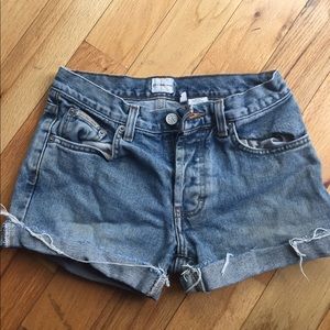 Rare vintage Calvin Klein denim shorts size 1