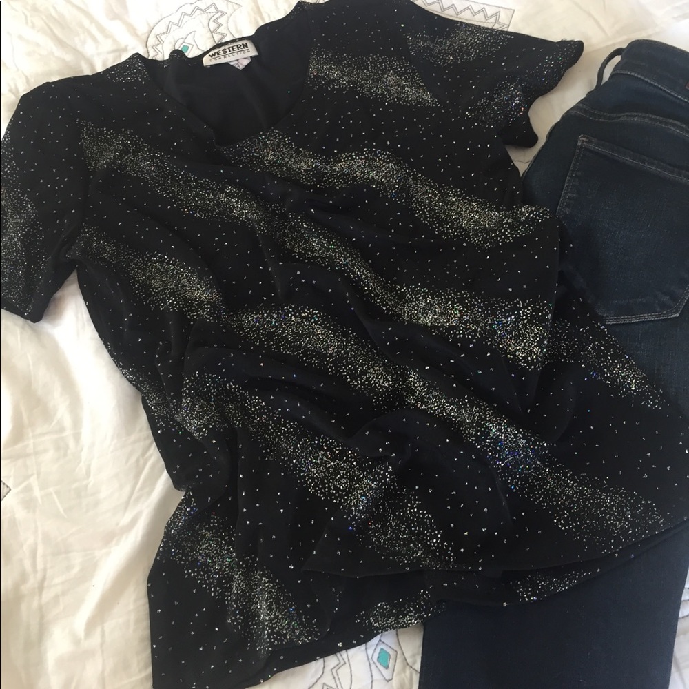 V i n t a g e • Glitter tee