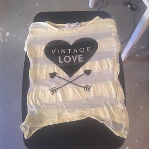 Vintage love t shirt