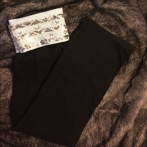 Mint with silver sequin yoga pants