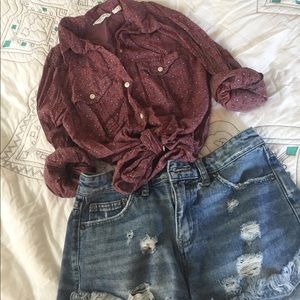 A m e r i c a n  E a g l e • Floral button down