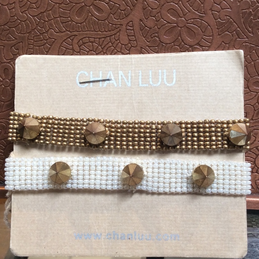 Chan luu bracelet with spikes set