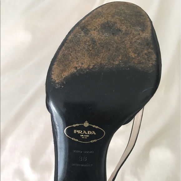 Prada jeweled satin sandal, black - Picture 4 of 4