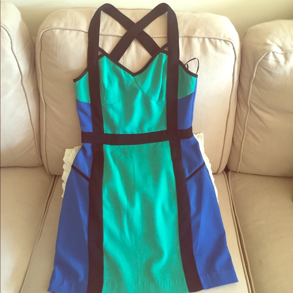 Night life dress!💚💙