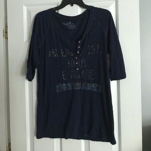 American Eagle Outfitters 3/4 sleeve top