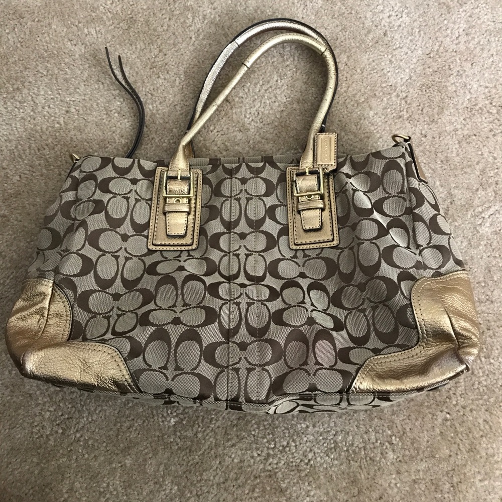 Authentic Coach Signature purse