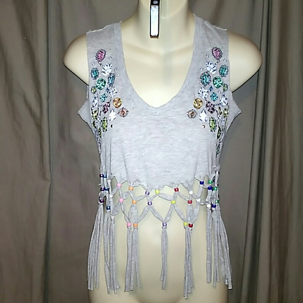 Custom v-neck crop top