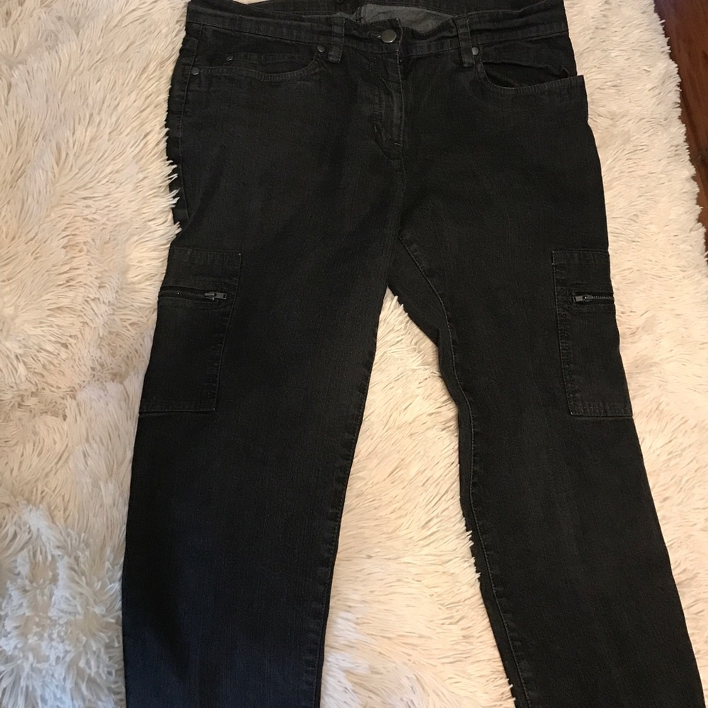 Sale: Eileen Fisher Cargo Skinny Jeans