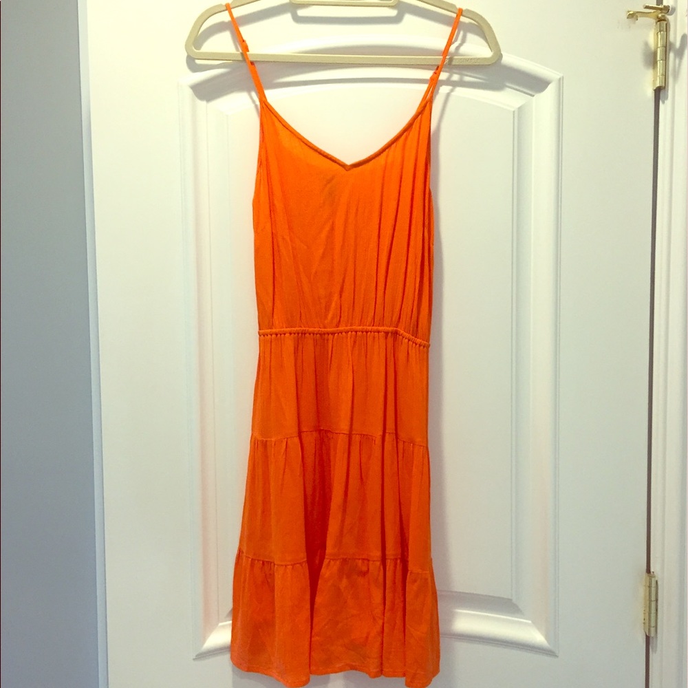 Aqua Orange Sundress