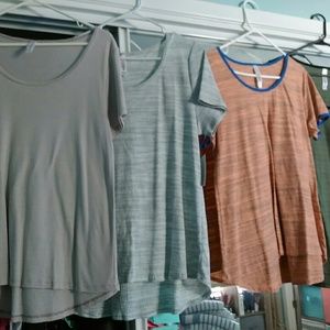 Four Lularoe classic shirts