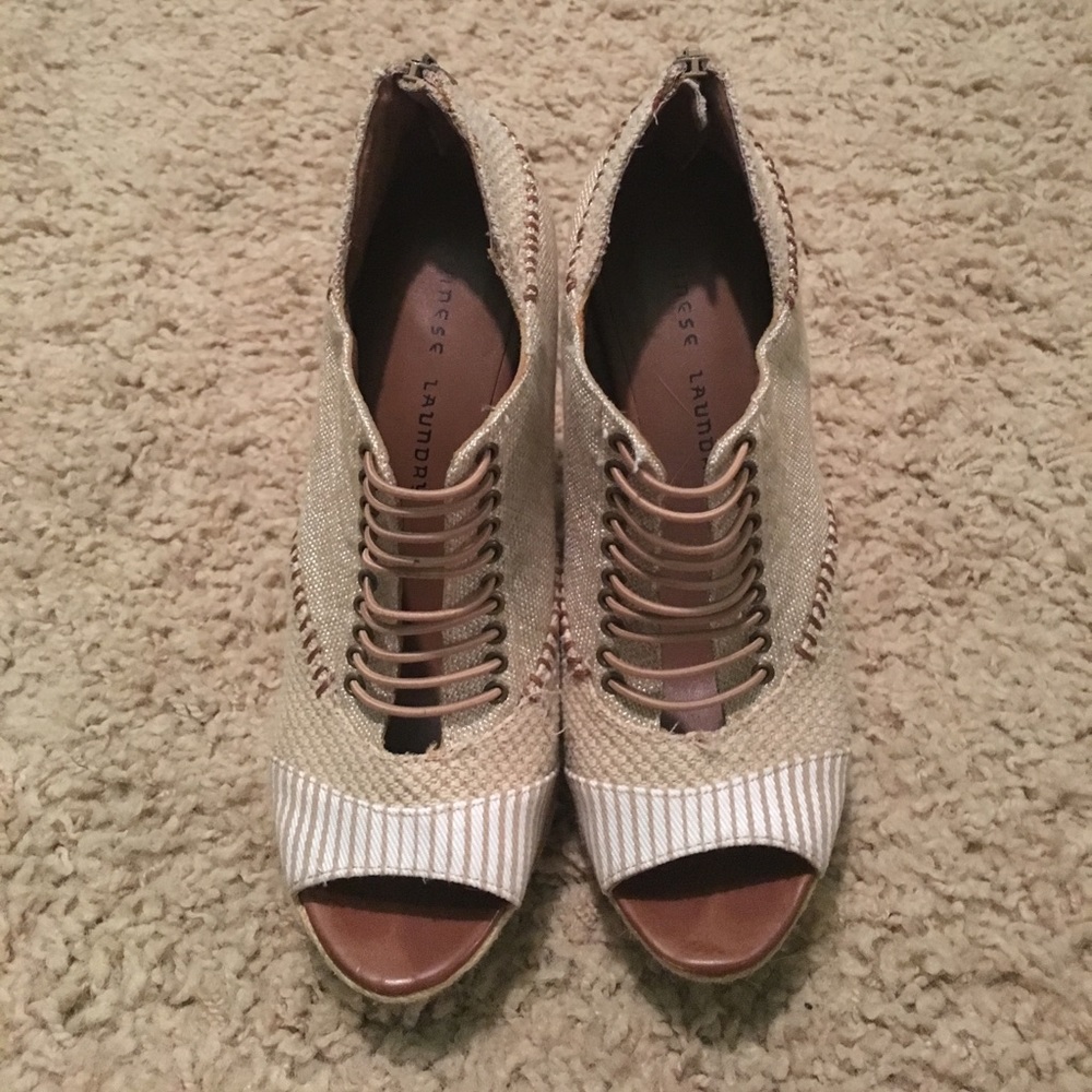 Wedge Open Toes Heels
