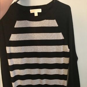 Michael kors black sweater crew neck