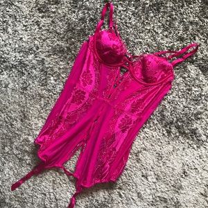Victoria's Secret pink corset